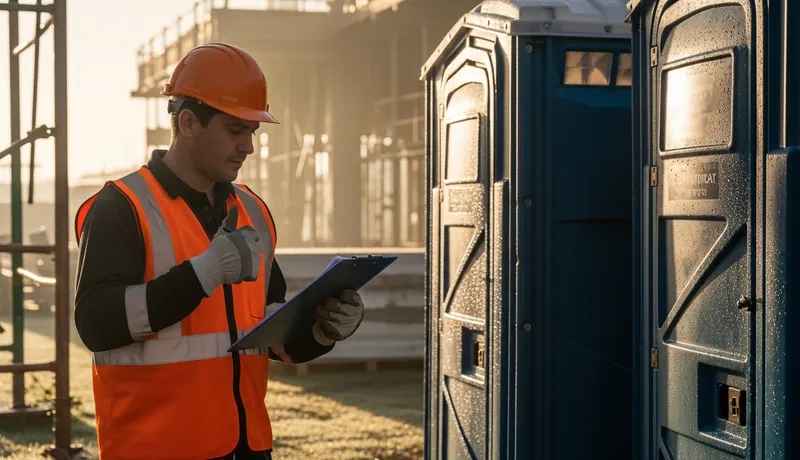 Construction portable toilet rental in Jackson, MS